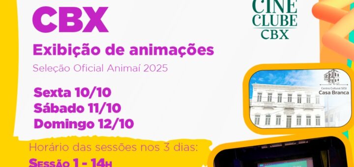festival ANimai cine clube cbx